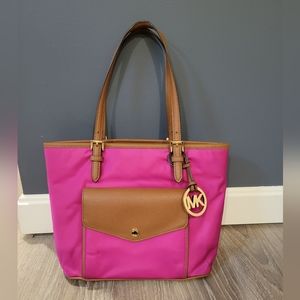 Michael Kors Pink Nylon Bag